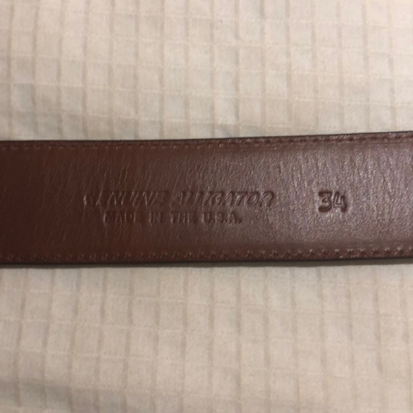 fleming’s genuine alligator belt